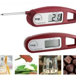 Termometro A Sonda Chiudibile TFA ROSSO