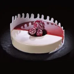 Set Duetto Cake Idea: Due Fasce Semicerchio Inox Di Martellato