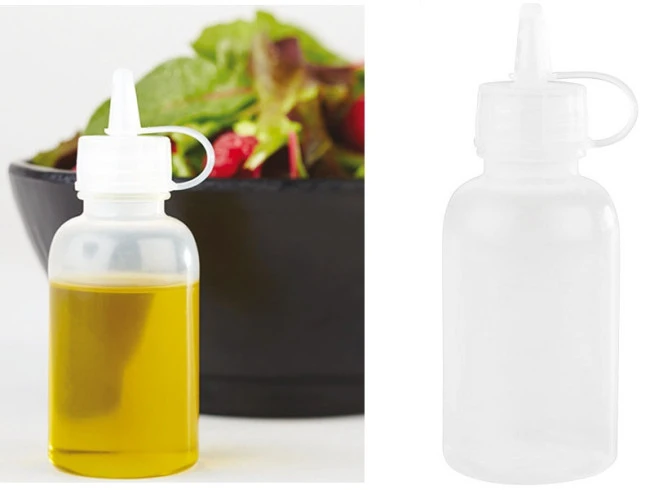 Flacone Dosatore Dosasalse, Biberon, Mini In Polietilene Per Decorazione 1 Flacone Dosatore Dosasalse, Biberon, Mini In Polietilene Per Decorazione