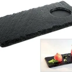 Vassoio Con Impronta In Ardesia Naturale