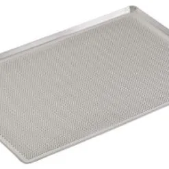Teglia Alluminio Fondo Microforato Bordi 45 Gradi Dim. 53x32,5