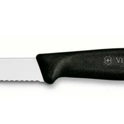 Spelucchino Seghettato Cm. 8 Serie SwissClassic Di Victorinox - Manico Nero
