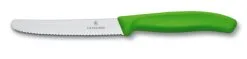 Coltello Da Tavola Ondulato Di Victorinox - Manico Verde