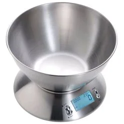 Bilancia Digitale Da Cucina Inox Con Piatto Estraibile