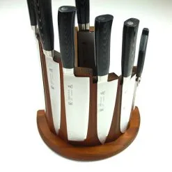 Ceppo Completo Di 6 Coltelli Giapponesi SAN MAI Tsubame Tamahagane E Forbice Kai -Vendite VICTORINOX dsc 0012