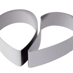 Set Cuore Cake Idea: Due Fasce Per Realizzare Torta A Forma Di Cuore