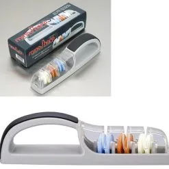 Affilacoltelli 3 STADI Rotelle In Ceramica Minosharp Plus 3