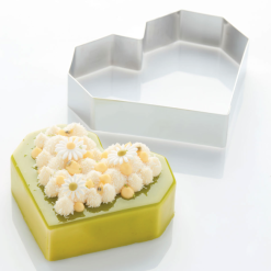 Fascia In Acciaio Inox Diamond Heart Di Martellato Professional