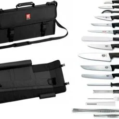 Valigetta Professionale Completa Di Coltelli Victorinox, Microplane, Termometro